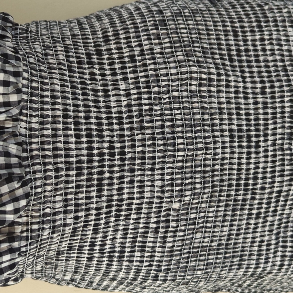 J. Crew Smocked TIe-Front Dress in Gingham - Picture 11 of 16